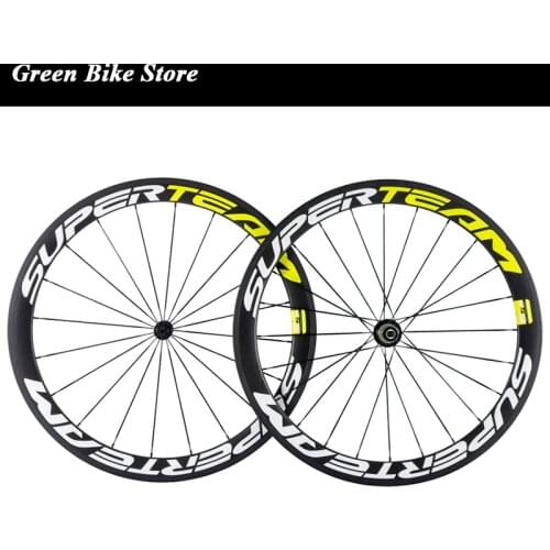 Ultra Light Powerway R13 bubs 700C 50mm clincher road bike carbon wheels 23mm width bicycle wheelset