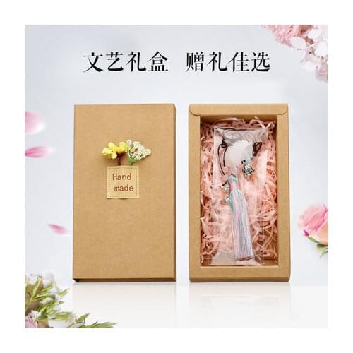 A vintage fringed bookmark can be used as a birthday gift free shopping