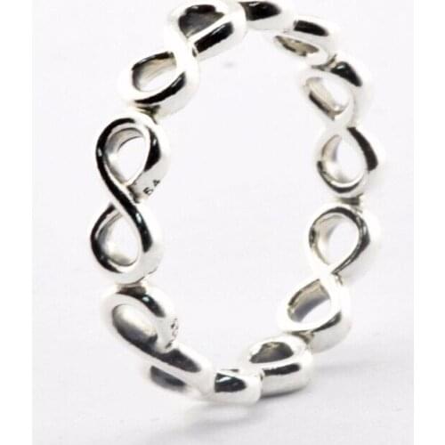 Mothers Collection Infinite Shine Ring Bague Femme Engagement Wedding Rings For Women Original 925 Sterling Silver Jewelry