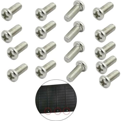 17Pcs Electric Scooter Steel Bolts For Xiaomi M365 Bottom Board Screws 3*8mm high quality scooter Bolts accessory