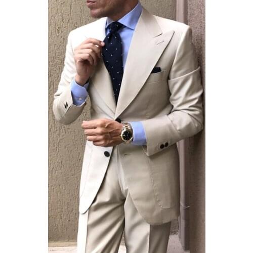 2021 Groom Wear Slim Fit Wedding Dress Business Suits Prom Party Suits costume homme mariage luxe 3 Pieces(Jacket+Vest+Pants)