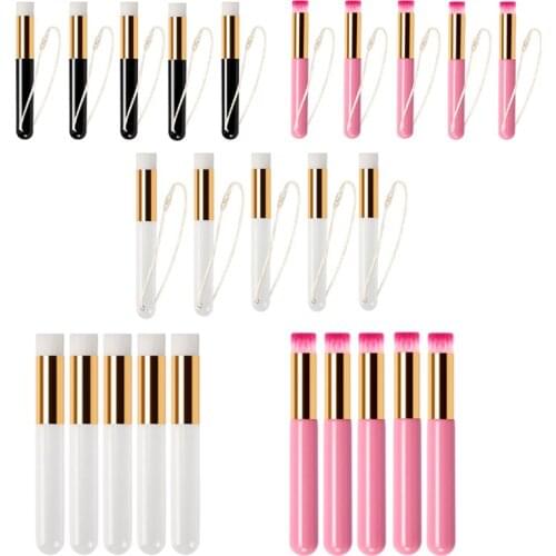 5/10/15/20Pcs Eyelash Nose Cleaning Brush Eyebrow Blackhead Washing Brush Cleanser Professional Eyelash Lash Extension Tool