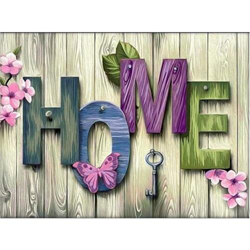 5D DIY Diamond Painting Full Square/Round Text Love Cross stitch Kit Mosaic Rhinestones Diamond Embroidery DFL102