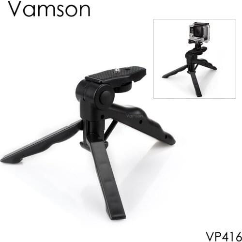 Vamson for Go Pro Accessories Beauty Leg High End Tripod Monopod For GoPro Hero7 6 5 4 3 for Xiaomi for Yi Sport Camera VP416