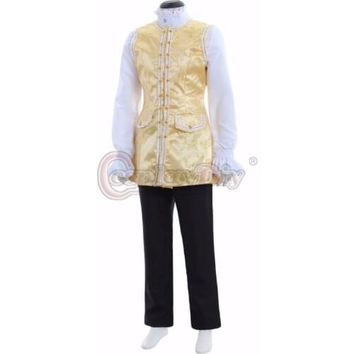 Cosplaydiy Adult 18th Century Mens Medieval Fancy Party Top Vest Shirt Pant Hat Prince Gentleman Victorian Costume L0516