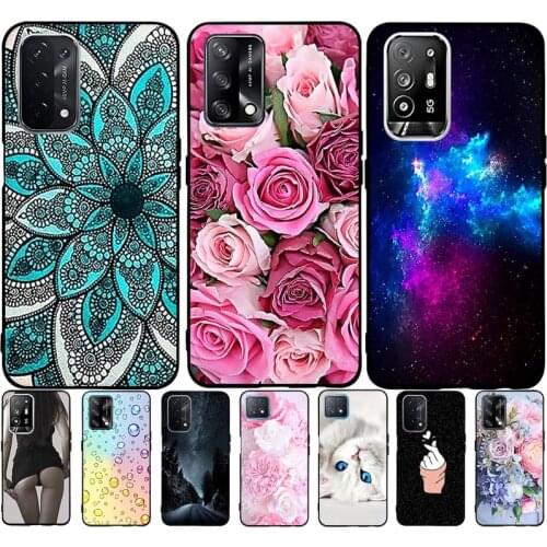For OPPO A54 A72 A74 A95 4G 5G Case Cute Silicone TPU Phone Cover For Oppo A 72 74 95 54 5G 4G Shockproof Soft Bumper Funda Capa
