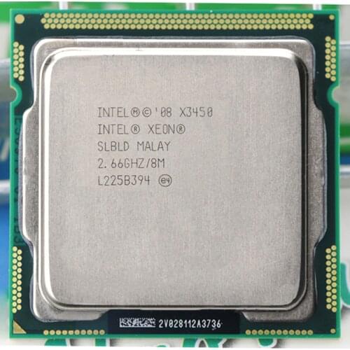 For INTEL XEON X3450 CPU Quad-Core 8M 95W 2.66GHz Socket LGA1156 CPU