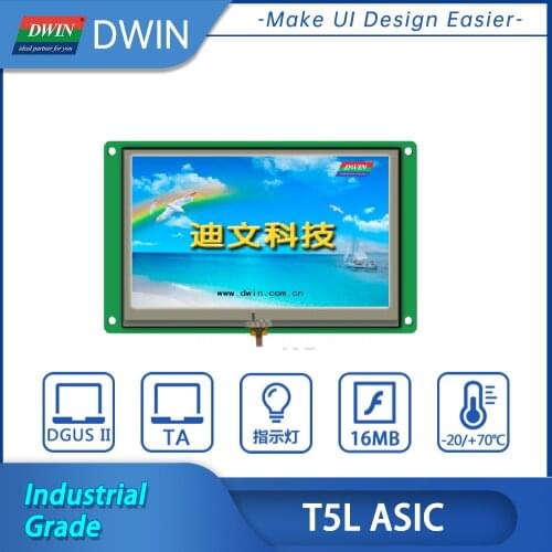 Dwin 4.3 Inch DMT48270T043_01W 480X272 LCD Module Screen with Resistive Capacitive Touch Panel