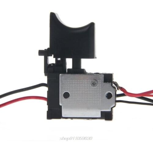 Electric Drill Dustproof Speed Control Push Button Trigger Switch DC 7.2-24V M08 21 Dropship