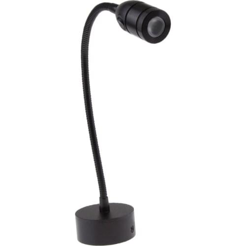 12V 2W LED Flexible Gooseneck Reading Chart/map Light with Switch