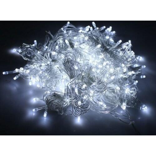 6M(L)*3M(H) 608leds icicle window curtain string fairy light Xmas Christmas Wedding garden party garland home decor 220V-WHITE