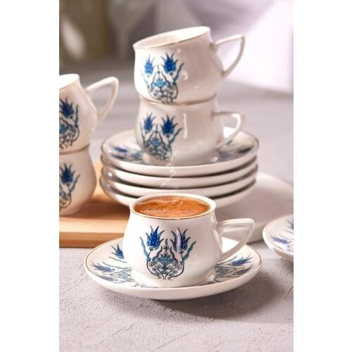 Iznik New Form 6 Personality Coffee cup Pad