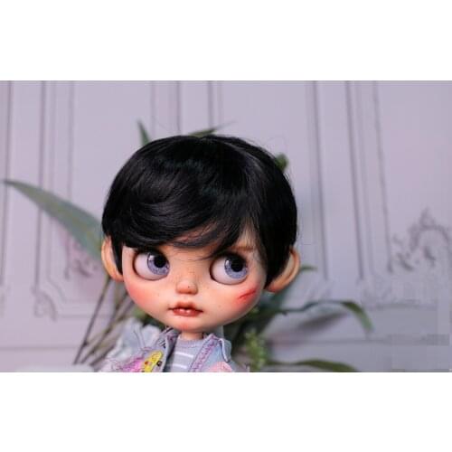 Blythes doll hair is suitable for 1/6 size stylish sunny and handsome men with delicate short hair and high temperature silk wig