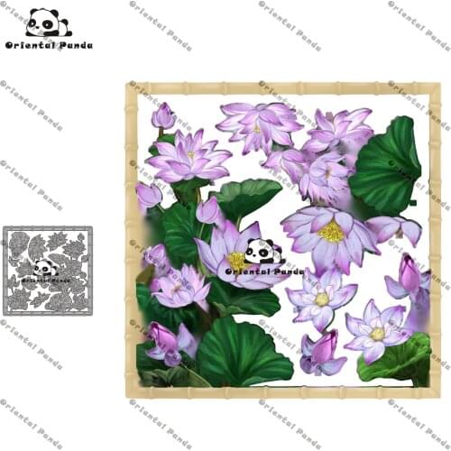 New Dies 2021 Camper Van Metal Water Lily Frame Dies diy Die hoto album cutting die Scg new die for cuttinrapbooking Stecil 2021