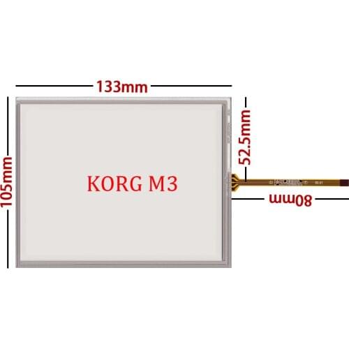 Original new korg M3 touch screen 133*105