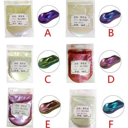 Pigments Acrylic Paints Pearl Powder Coating for Cars Automotive Painting Decoration Arts Crafts Nails 10g