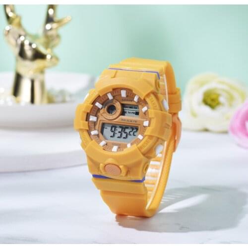 Hot Electronic Digital Watch Multifunctional Fashion Watch Casual Wrist Watch For Women Girls TY66