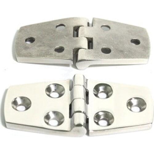 2 pieces durable 304 stainless steel door hinge stamping cabinet marine hardware
