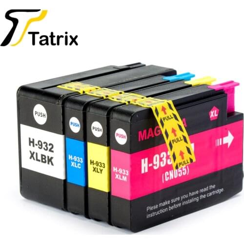 4PK For HP932 933 XL HP932XL 933XL Compatible Ink Cartridge For HP Officejet 6100/6600/6700/7110/7610/7612/7510/7512 Printer