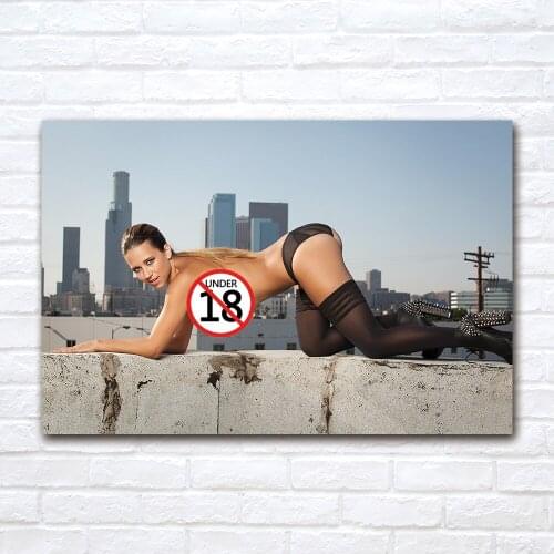 Modern Art Canvas Painting Sexy Super Model Poster and Print Wall Pictures for Bedroom Living Room Home Decor