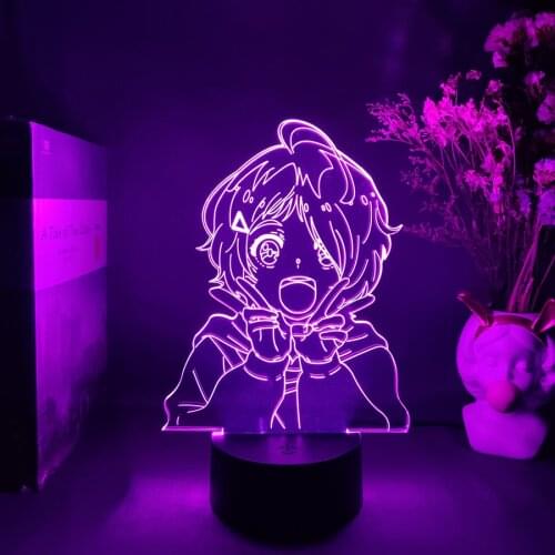Anime Wonder Egg Priority Ai Ohto Led Night Light for Home Decor Kids Birthday Gift Nightlight Mange 3d Lamp Wonder Egg Priority