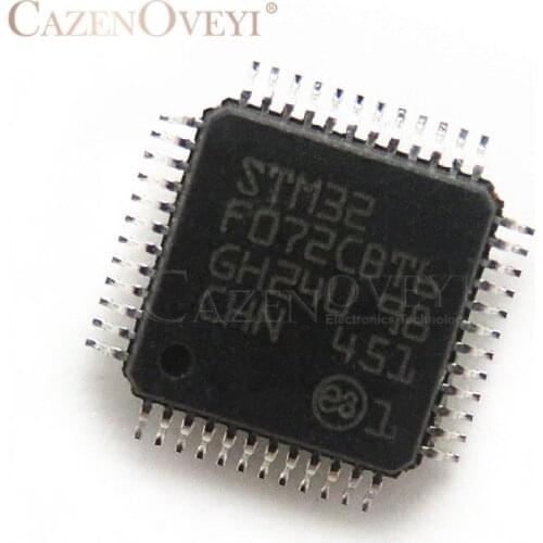 1pcs/lot STM32F072C8T6 STM32F072CBT6 STM32F072 QFP-48 In Stock
