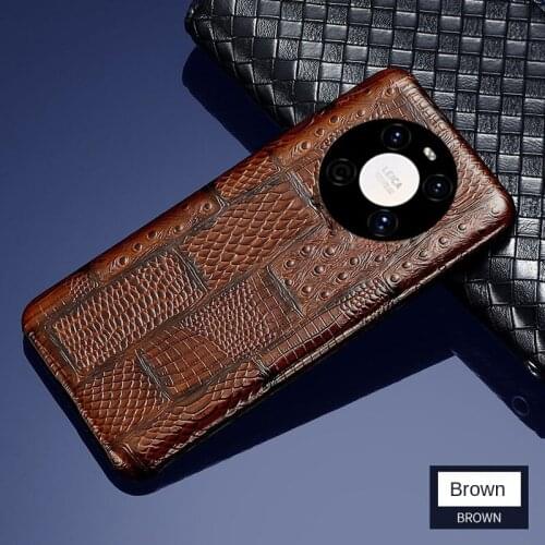 For Huawei Mate10 20 30 40 RS half-pack Mate10Lite mobile phone shell Mate 20X Mate30 RS Pro lite Genuine Leather Back cover