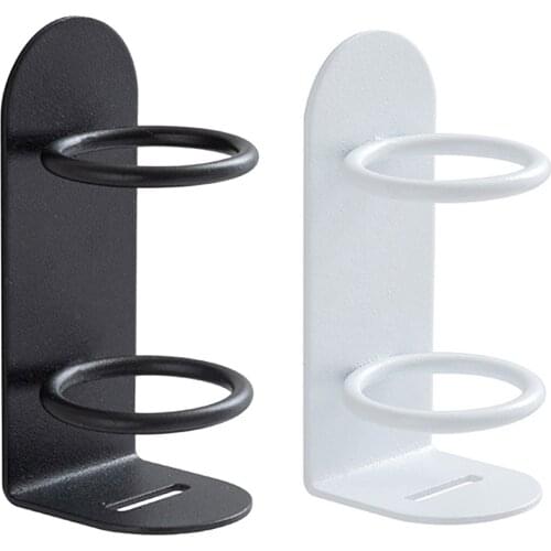 Electric Toothbrush Holder Wall 3.2-3.5CM Inner Diameter Tooth Brush Holder Metal Drain Rack For Bathroom Organizer Space Saving