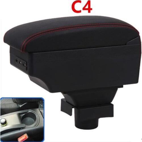 For C4 armrest box central Store content box armrest box products interior decoration Storage Center Console