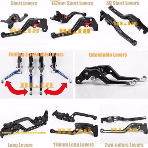 For DUCATI Hypermotard 1100 S Evo 1100S 1100Evo SP 2007-2012 2011 2010 2009 CNC Motorcycle 8 Different Style Clutch Brake Levers