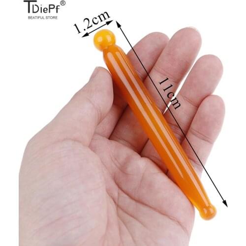 1Pcs Resin Face Body Massage Reflexology Tool Stick Acupuncture Foot Reflexology Massager Relieve Muscle Soreness Relaxing Tool