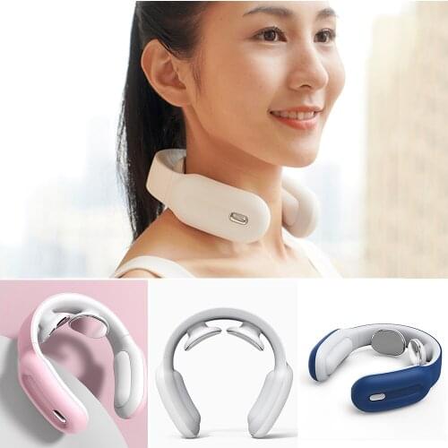 Intelligent Remote Control Back and Neck Massager USB Shoulder MassageInstrument Heating Pain Relief Health Care Relaxation