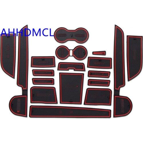 Car Door Gate Slot Mats Cup Storage Mat For Geely Emgrand GS Automatic Transmission 2018