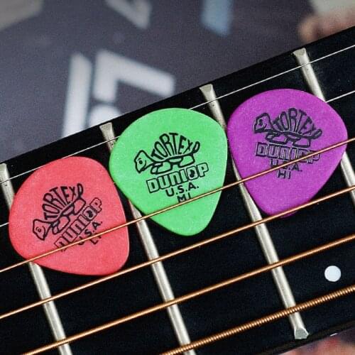 1 pc Dunlop Tortex Jazz Guitar Picks Plectrum Mediator Bass Mediator Acoustic Electric Classic Guitar Picks 1.14/0.88/0.5mm