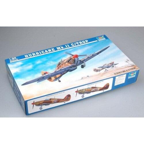 Trumpeter Model 02416 1/24 HURRICANE Mk. II C/TROP Model Kit
