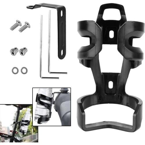 Motorcycle Drinking Stand Water Bottle Bracket Holder Crash Bar Mounting Motorbike Storage Clip For BMW Suzuki Honda Accessories