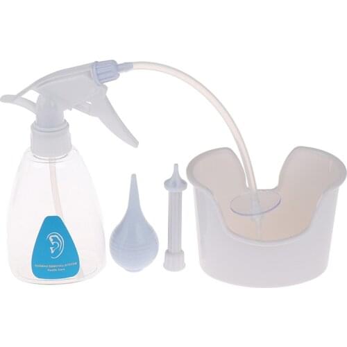 Ear Wax Washing Kit Remover Irrigation Tool Set Capacity Children Adults Kid Portable Cleaning Washer Rinse Bottle Tool 1Set