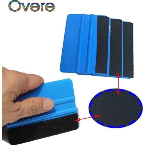 Overe 1PC Car Cleaning tool Scraper Blue squeegee For Kia Rio Ceed Cerato Sorento Mazda CX-7 6 Mini Cooper R56 F56