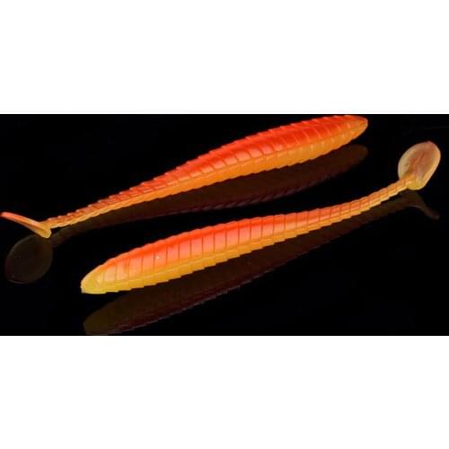 WALK FISH 10PCS/Lot 75mm 1.3g Swing Impact Fishing Lures Swimbait Craws Soft Lures Fishing Soft Bait Bass Bait