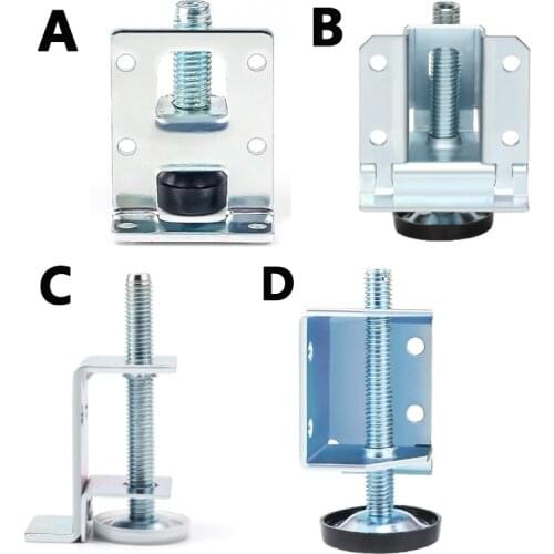 Adjustment Furniture Legs Feet Adjustable Wardrobe Table Leg Small Steel Strong Load-bearing Protect Foot Floor 1/4/8Pcs