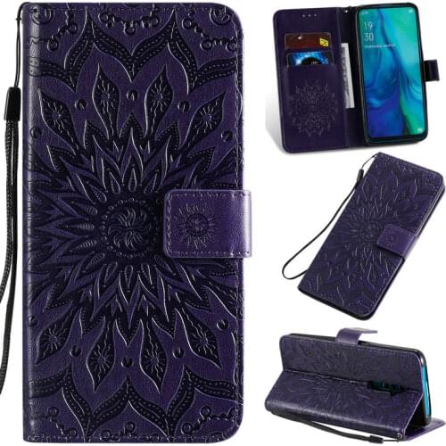 For Reno 10X Zoom Luxury Leather Case OPPO Reno 10X Zoom Case CPH1919 Phone Cover for OPPO Reno 10 X Zoom X10 Reno10X Flip Case