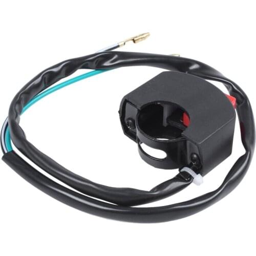 Handlebar Motorcycle Accident Hazard Double Flash Light Switch ON/OFF Button