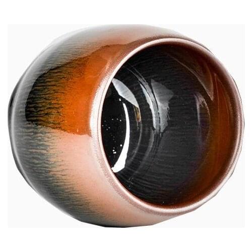 Vintage Ceramics Kung Fu Tea Cup Chinese Style Teacups Porcelain Tea Bowl Retro Tableware Restaurant Hotel Water Cup 1pcs