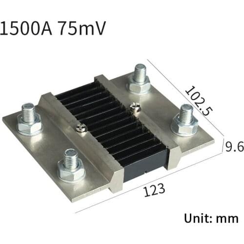 1PCS External Shunt FL-2B 1500A/75mV Current Meter Shunt resistor For digital ammeter amp voltmeter wattmeter
