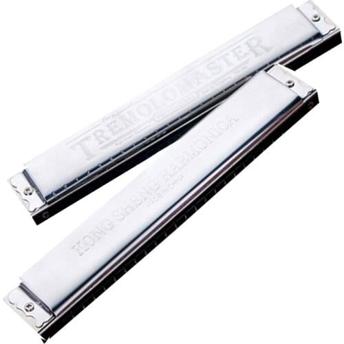 24 Holes Tremolo Harmonica Mouth Ogan Key of C Gaitas Harmonicas Mundharmonika Music Instrumentos Harmonica Musical 24 Holes