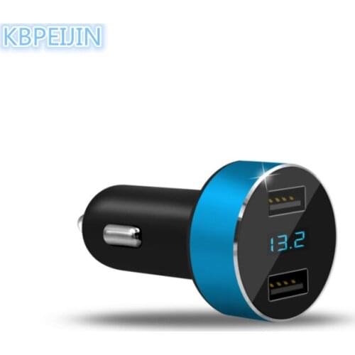HO Car styling Smart Car Charger Digital Display Dual USB Phone Charger for Jaguar xf xe x-type xj s-type f-pace XFR accessories