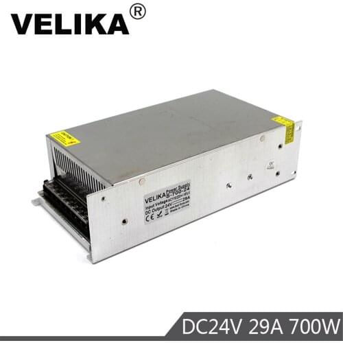 DC24V Power Supply 29A 700w Led Driver Transformer AC110V 220V to DC 24V Power Adapter for Strip Modules Lighting lamp CCTV CNC