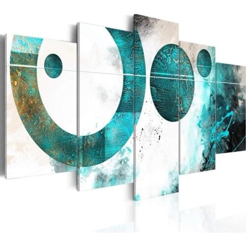 Canvas HD Printing Universe Galaxy 5 Panel Space Planet Modular Picture Home Decor Poster Print Wall Art Painting