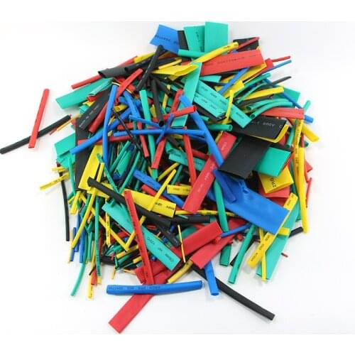 164Pcs Heat shrink tube kit Insulation Sleeving Polyolefin Shrinking Assorted Heat Shrink Tubing Wire Cable