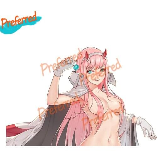 Creative Cool Big Car Stickers for Darling In The Franxx Zero Two Anime Sexy Decals Vinyl Car Whole Body Decor